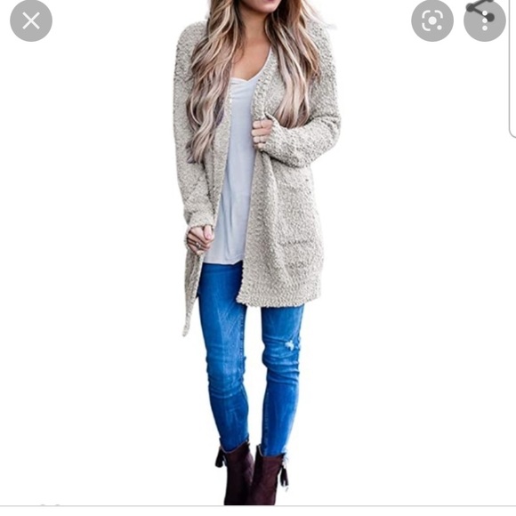 Oversized eyelash cardigan - Picture 2 of 6